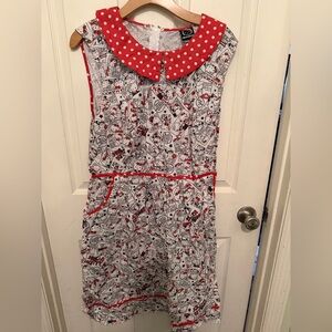 Hello Kitty Red and White Polka Dot Dress